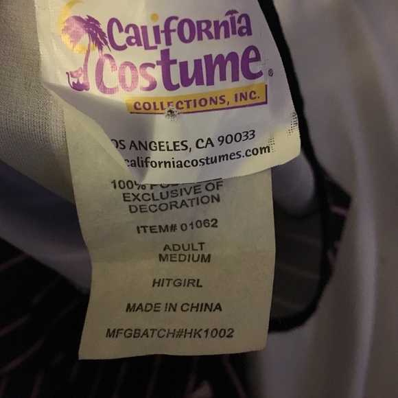California Costume Hitgirl Medium - Picture 7 of 8